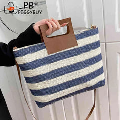 Large Capacity Knit Crossbody Bag with Zipper Soft for Travel Casual