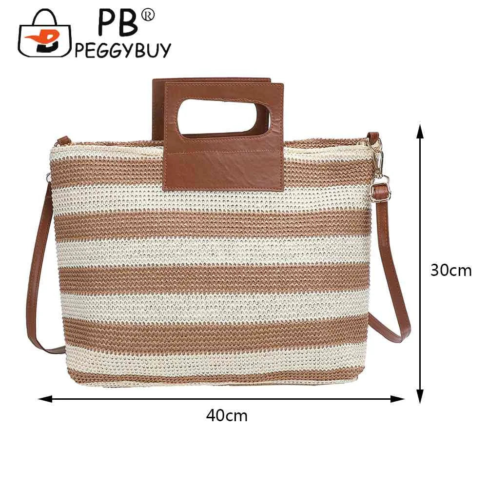 Large Capacity Knit Crossbody Bag with Zipper Soft for Travel Casual