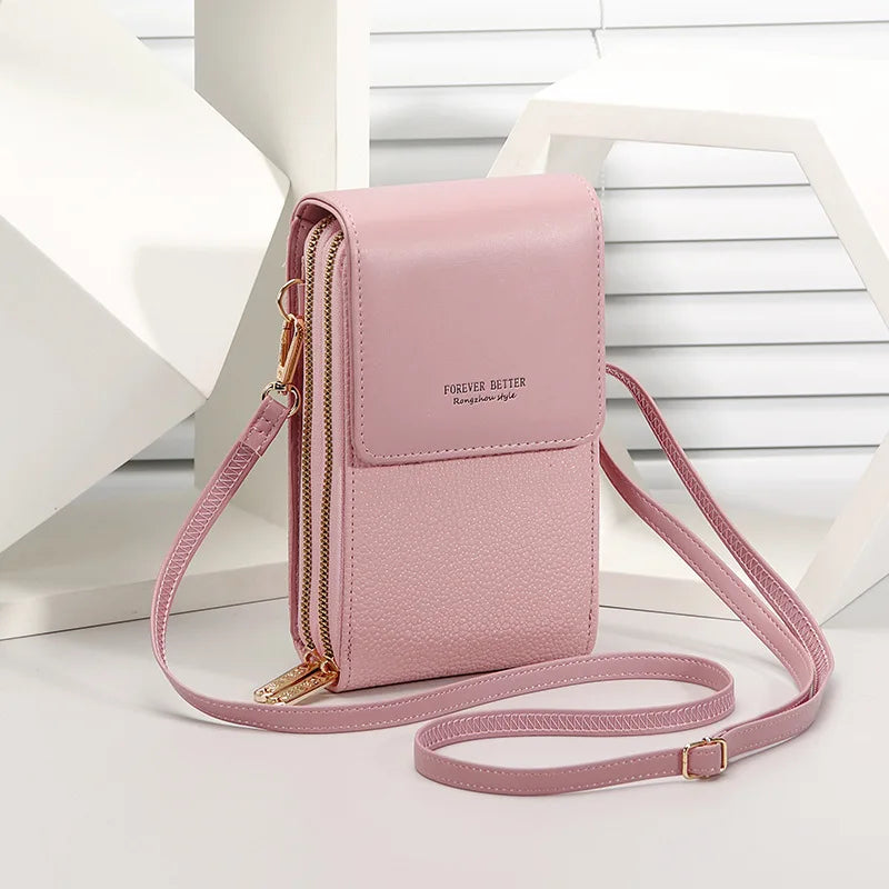 Women Handbags Touch Screen Mobile Phone Bags Female Crossbody Purse