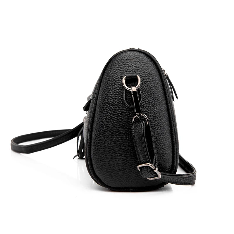 High Capacity Shoulder Bag Handbag Cowhide Leather Women Messenger Bags