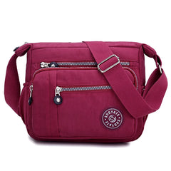 Women High Messenger Bag Waterproof Cloth Bag Shoulder Bag