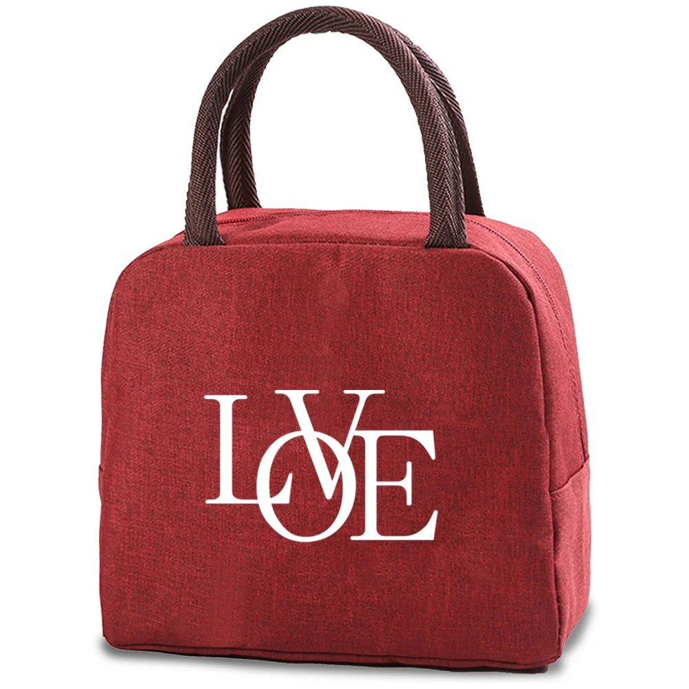 Women Insulated Lunch Bags Work Bento Pouch Food Cooler Bag