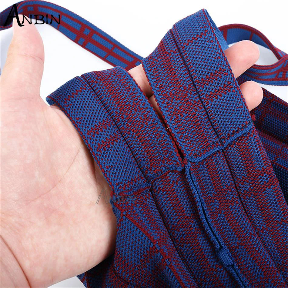 Women Knitted Wool Shoulder Bag Contrast Checked College Students Cloth