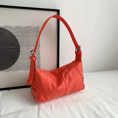 Women Nylon Dumpling Underarm Mobile Phone Bag