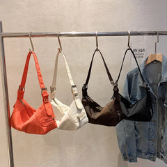Women Nylon Dumpling Underarm Mobile Phone Bag