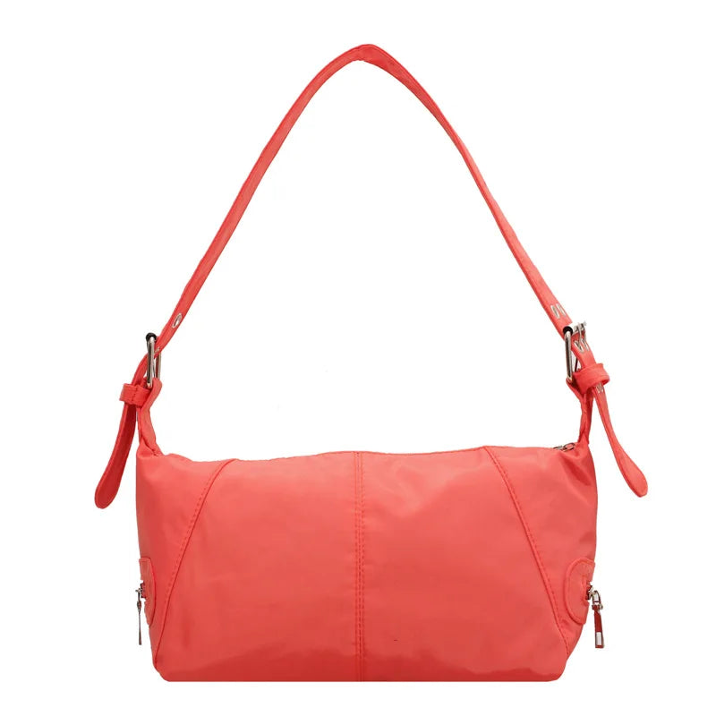 Women Nylon Dumpling Underarm Mobile Phone Bag