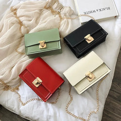 Women Small Mini PU Sling Bag Handbag Sling Bag