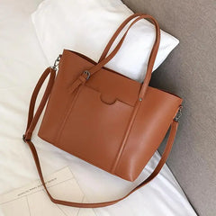 Women Large Bags Shoulder Bag Large Capacity PU Lady Handbag Tote Bag