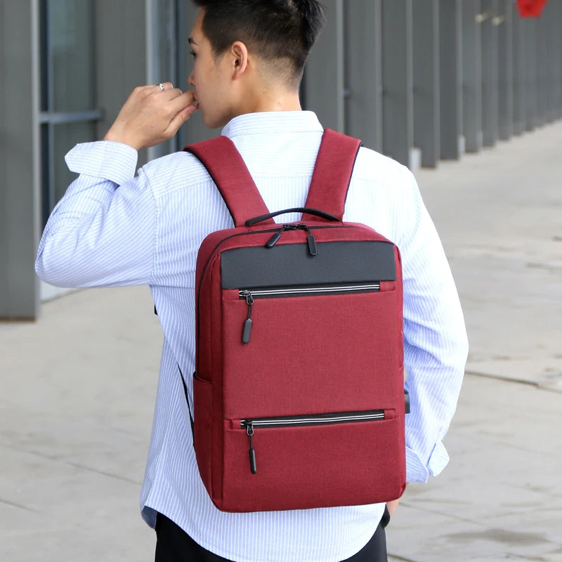Large Capacity USB Charge Business Backpack Anti-theft Bag