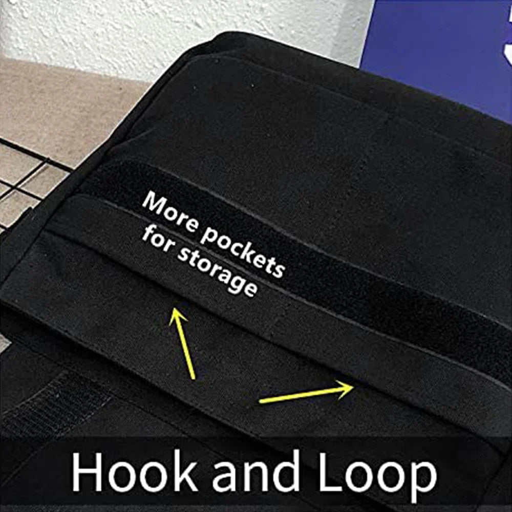 Large Capacity Crossbody Bag Casual Canvas Shoulder Messenger Bag