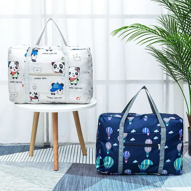 Large Capacity Folding Duffle Bag Waterproof Travel Bags