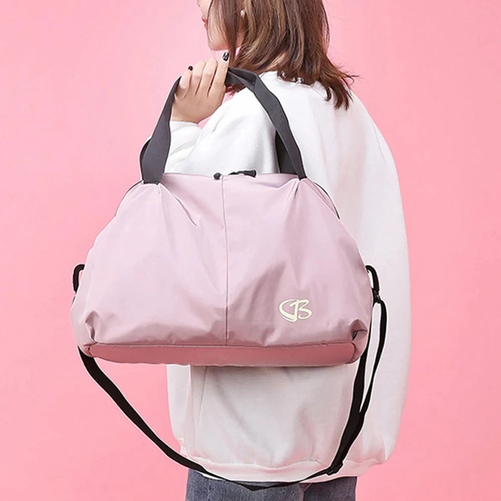 Women Large Capacity Gym Bag Waterproof Swimming Yoga Sports Bags