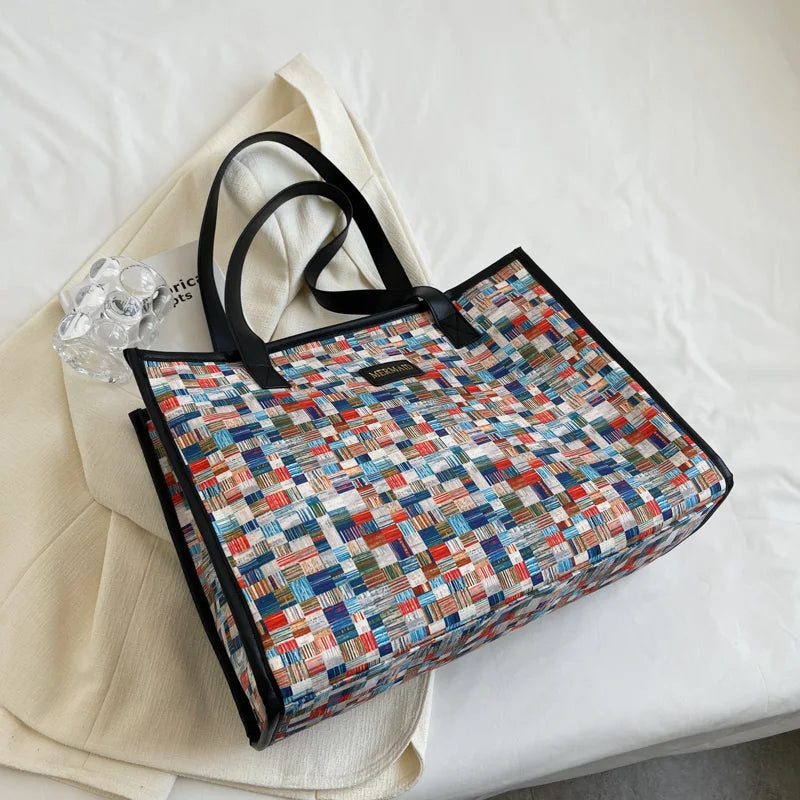 Large Capacity Shoulder Bag All-Match Tote Bag High Commuter Bag Mummy Bag
