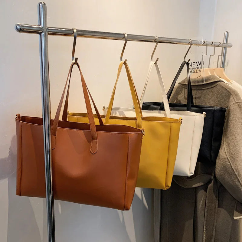 Women Large Capacity Shoulder Bags Vintage Casual Totes Ladies Travel
