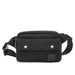 Women Sports Chest Bag Large Capacity Nylon Crossbody Phone Bag