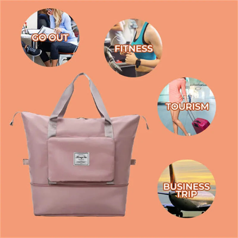 Large Capacity Waterproof Tote Travel Bag for Women