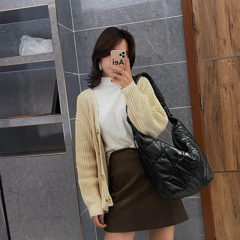Women Large Totes Ins Style Ladies Shoulder Bag High Capacity Daily Handbag