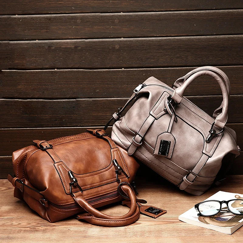 Leather Women Messenger Shoulder Bag Tote Purse