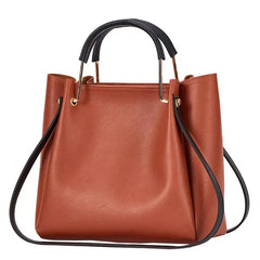 Women Leather Handbag Large Capacity Casual Tote Bag Lady Messenger Shoulder Bag