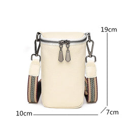 Leather Mini Crossbody Bag Women Shoulder Phone Holder