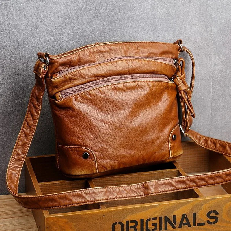 Women Leather Shoulder Bags Crossbody Small Handbag