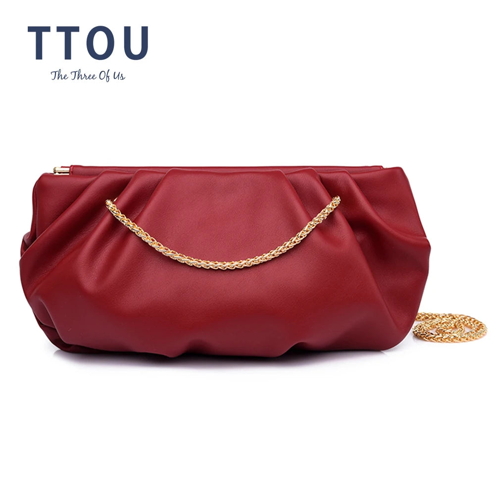 Women Leather Shoulder Crossbody Bag Chain Totes Clutch Handbag Messenger Bag
