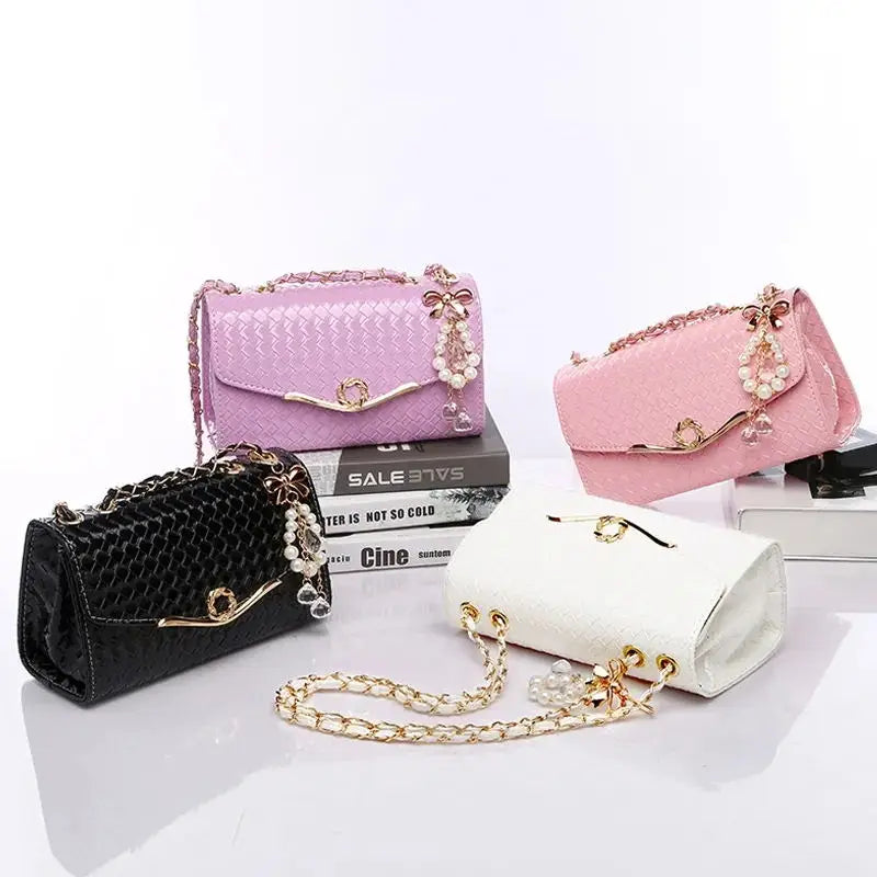 Women Leather Shoulder Messenger Bags Handbags Candy Chain Crossbody Bags