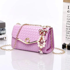 Women Leather Shoulder Messenger Bags Handbags Candy Chain Crossbody Bags