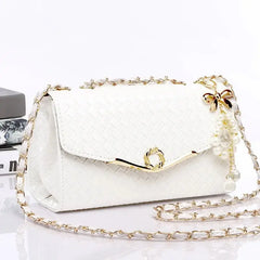 Women Leather Shoulder Messenger Bags Handbags Candy Chain Crossbody Bags