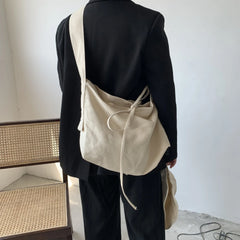 Women Leisure Bandage Crossbody Bag Canvas Shoulder Bag