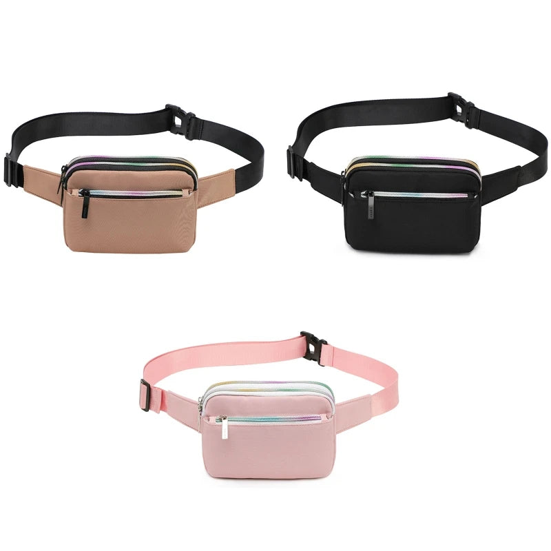 Women Lightweight Waist Fanny Pack Phone Pouch Casual Belt Bag