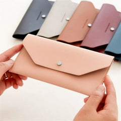 Women Leather Long Wallet Money Clutch Multifunctional Female Purse