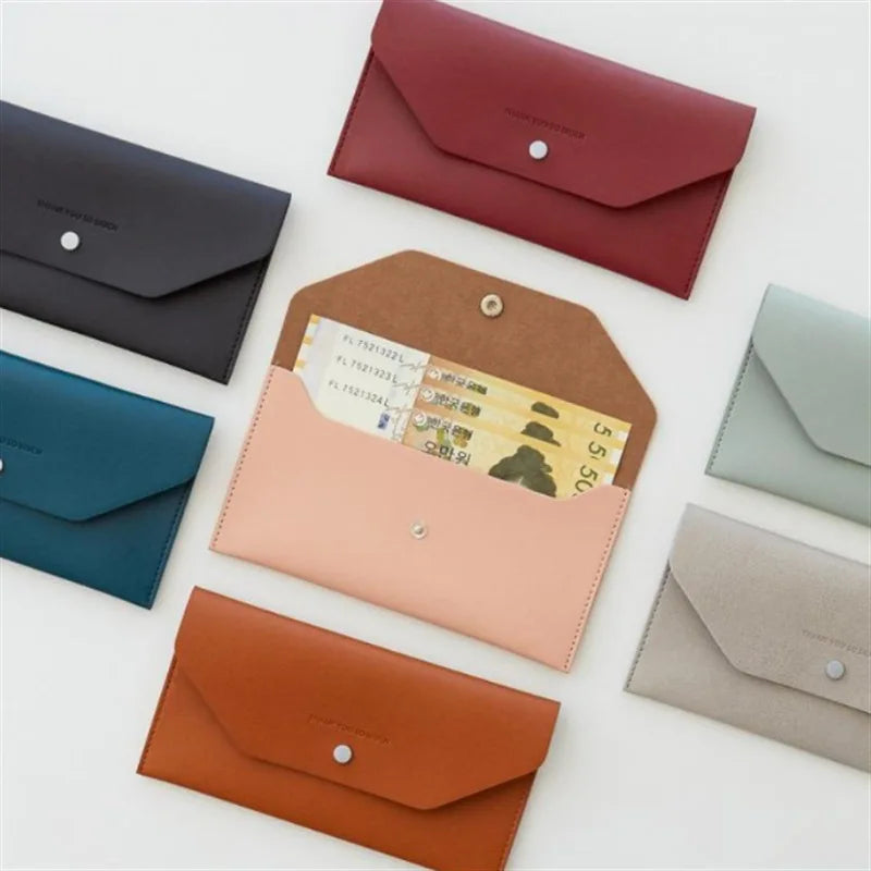 Women Leather Long Wallet Money Clutch Multifunctional Female Purse