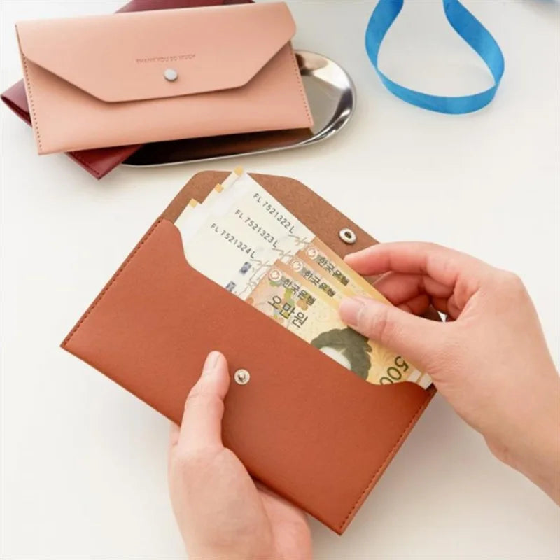 Women Leather Long Wallet Money Clutch Multifunctional Female Purse