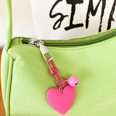 Women Love Heart Nylon Shoulder Bag Handbag Casual Soft Girl Hit Love