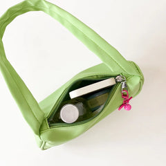 Women Love Heart Nylon Shoulder Bag Handbag Casual Soft Girl Hit Love