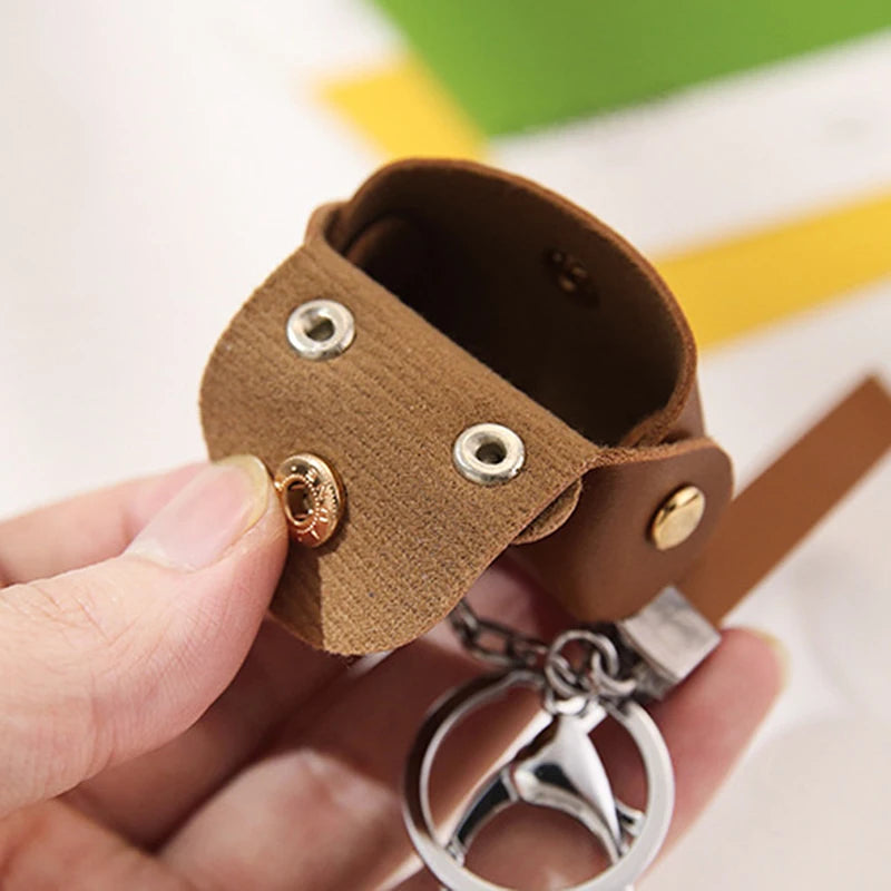 Women Lovely Key Bag Leather Mini Small Storage Small Bag Key Chain Bag Accessor