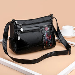 Women Leather Shoulder Bags Printed Handbag Girl Hand Bags