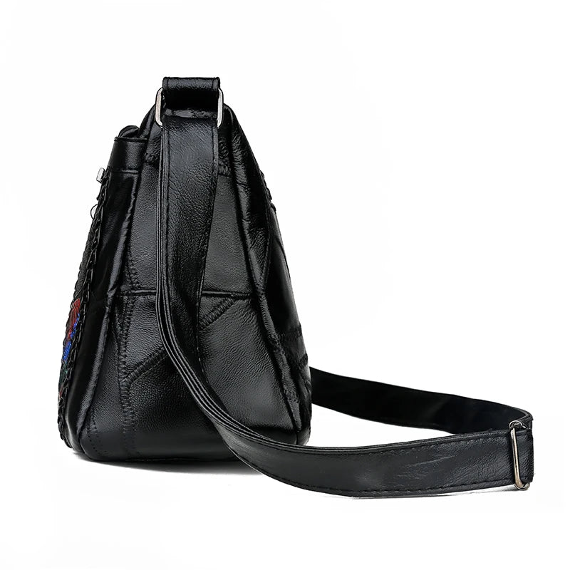 Women Leather Shoulder Bags Printed Handbag Girl Hand Bags