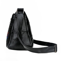 Women Leather Shoulder Bags Printed Handbag Girl Hand Bags