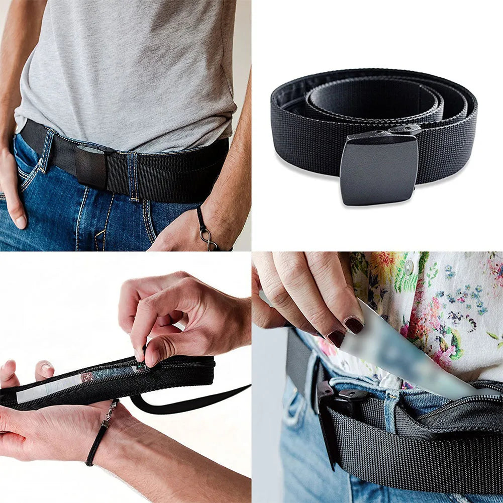 Anti Theft Money Belt Money Stash Portable Cash Bag Waist Pack