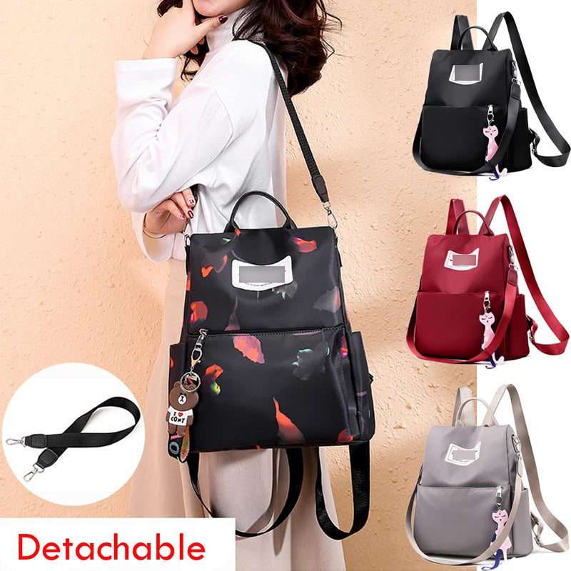 Women Men Backpacks Anti-Theft School Travel Waterproof Satchel Shoulder Bag