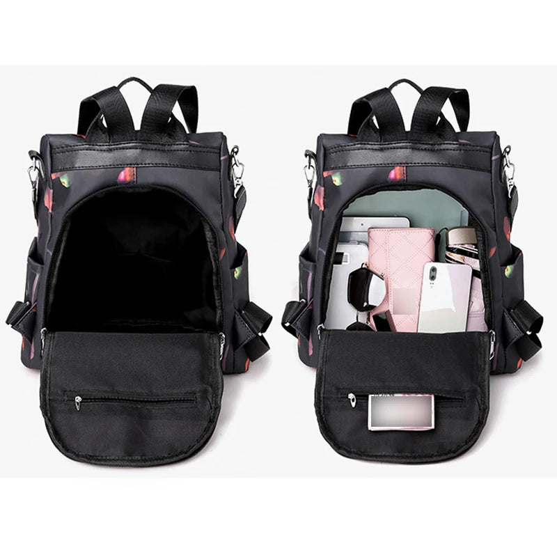 Women Men Backpacks Anti-Theft School Travel Waterproof Satchel Shoulder Bag
