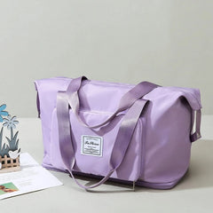 Foldable Gym Bag Dry Wet Shoulder Duffel Waterproof Travel Sports Yoga Tote