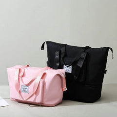 Foldable Gym Bag Dry Wet Shoulder Duffel Waterproof Travel Sports Yoga Tote