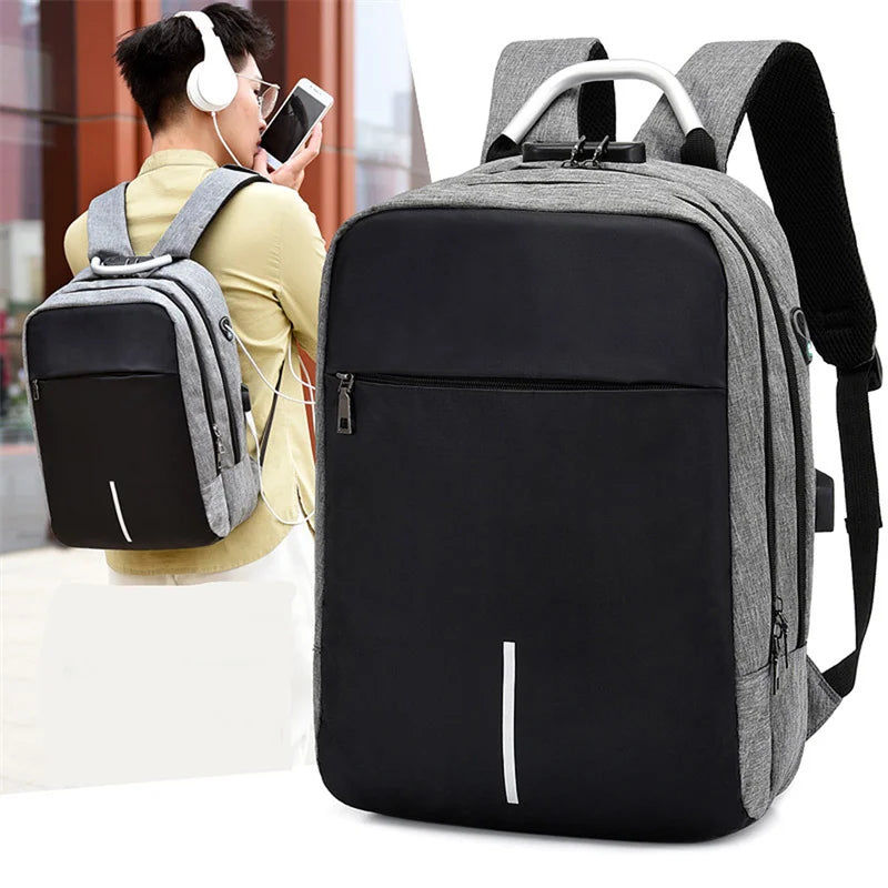 Canvas College Student School Backpack Bags For Teenagers