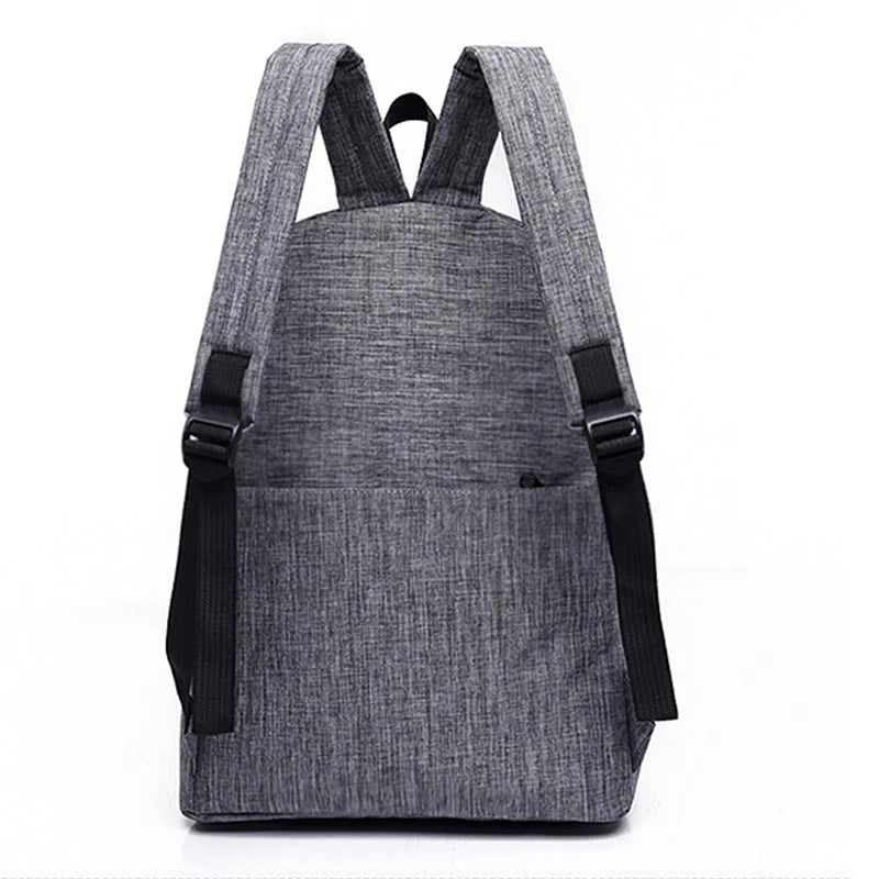 Canvas Backpack School Bag for Teenagers College Student