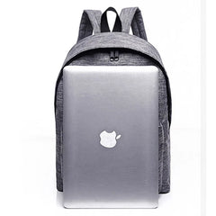 Canvas Backpack School Bag for Teenagers College Student