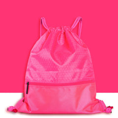 Outdoor Sports Backpack Large Capacity Drawstring Lock Nylon
