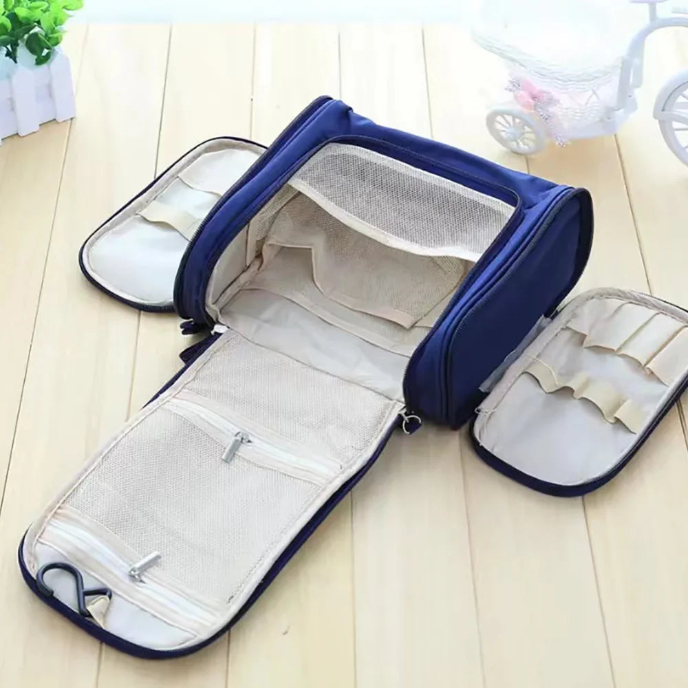 Travel Cosmetic Bag Hanging Makeup Pouch Large Toiletry Organizador